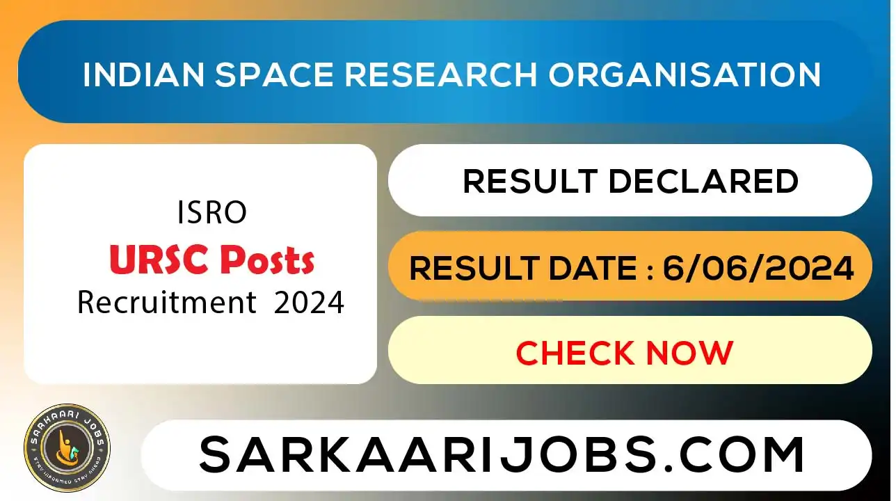 ISRO URSC Result