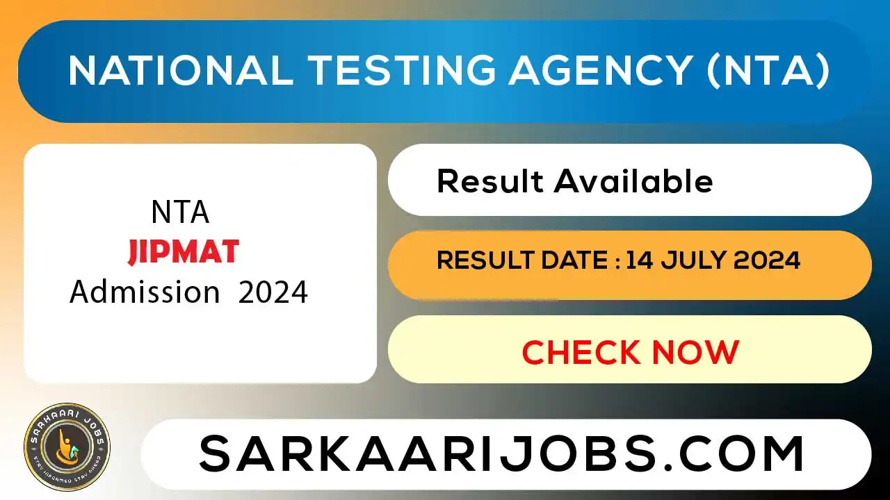 JIPMAT Result 2024