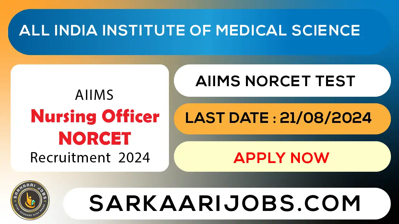 AIIMS Nursing Officer NORCET 2024 Final Result